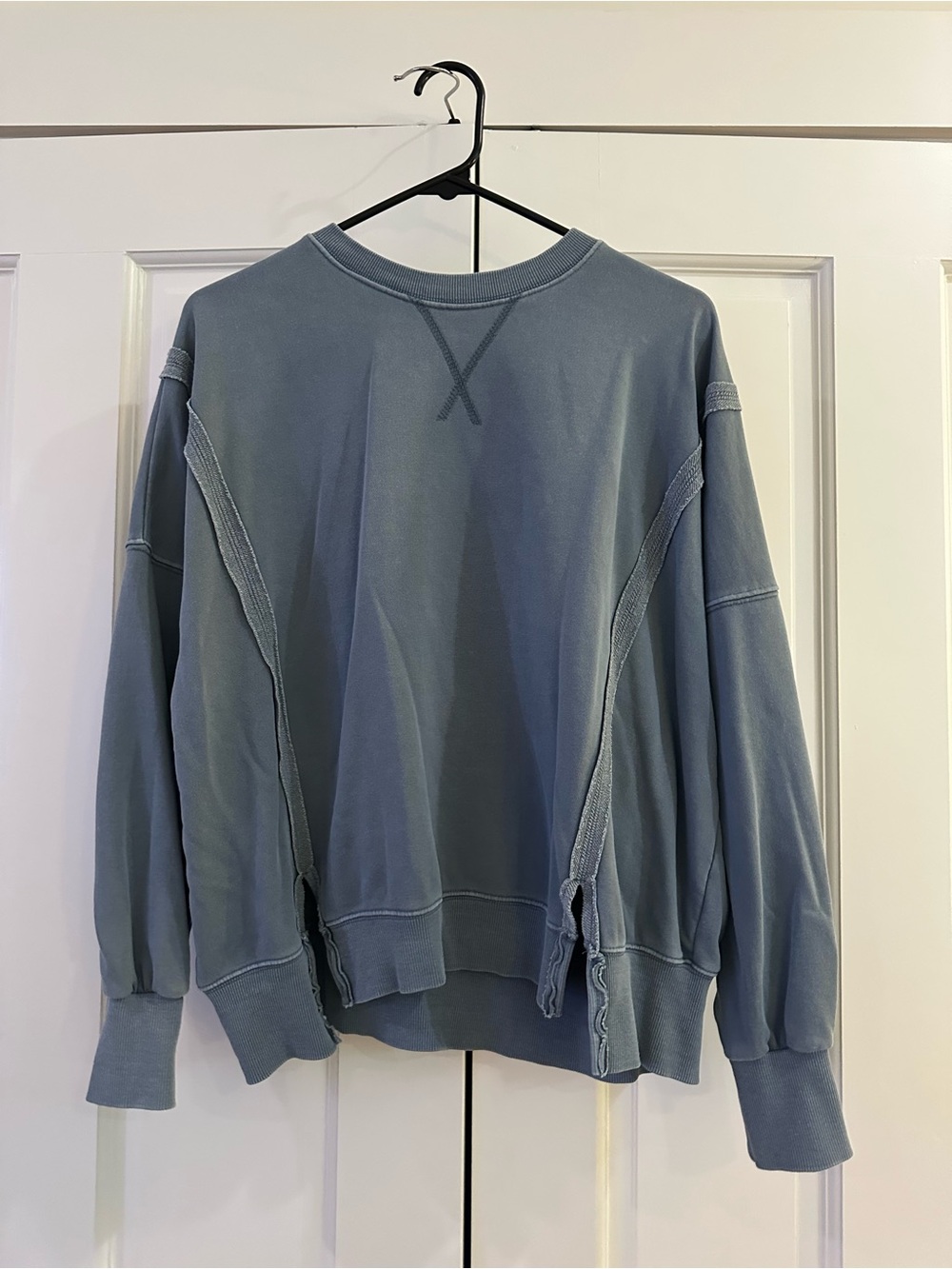 Marshalls Women’s Blue Athleisure Crewneck Sweatshirt